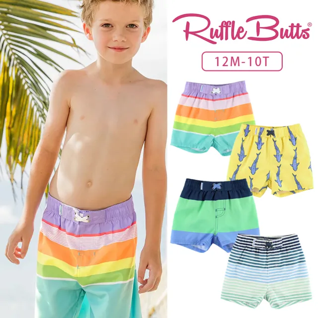 【Rufflebutts】男孩男童UPF 50+防曬泳褲海灘褲(TM2304-023)
