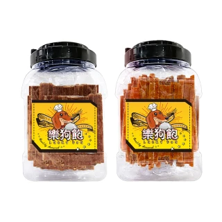 【momo獨家★樂狗飽】犬用機能肉乾條家庭號900g(雞肉乾/牛肉乾/寵物零食/狗零食)