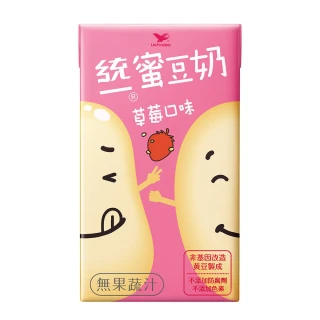 【統一】蜜豆奶草莓口味250mlx2箱