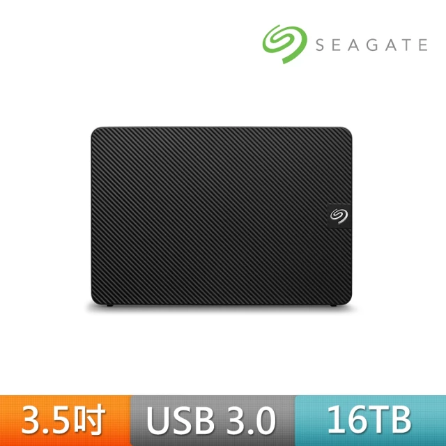 【SEAGATE 希捷】Expansion 16TB 3.5吋 外接硬碟(STKP16000400)