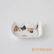 【Just Home】喵星手繪感貓咪造型盤/調味碟/醬油碟(造型調味碟)