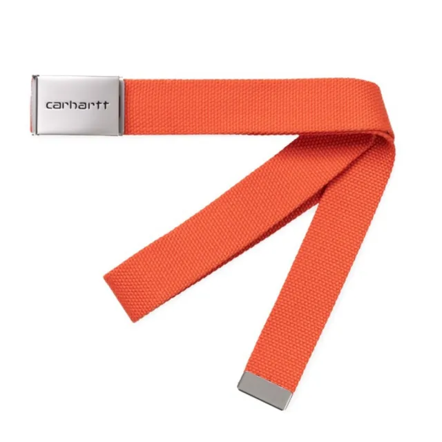 carhartt】Carhartt WIP Belt 歐版金屬扣刻印logo 帆布腰帶(美國進口