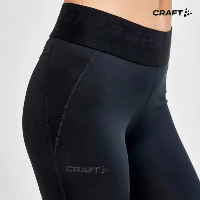 【CRAFT】女 CORE ESSENCE TIGHTS W-BLACK 運動緊身褲(1908772-999000)