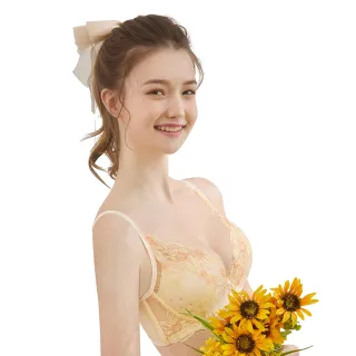 【EASY SHOP】Miss Audrey-Lovely Cake-甜點師聯合企劃透氣BRA(黃)