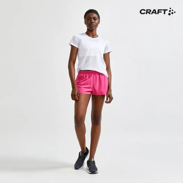 【CRAFT】女 CORE ESSENCE SS MESH TEE W WHITE 運動上衣(1908745-900000)