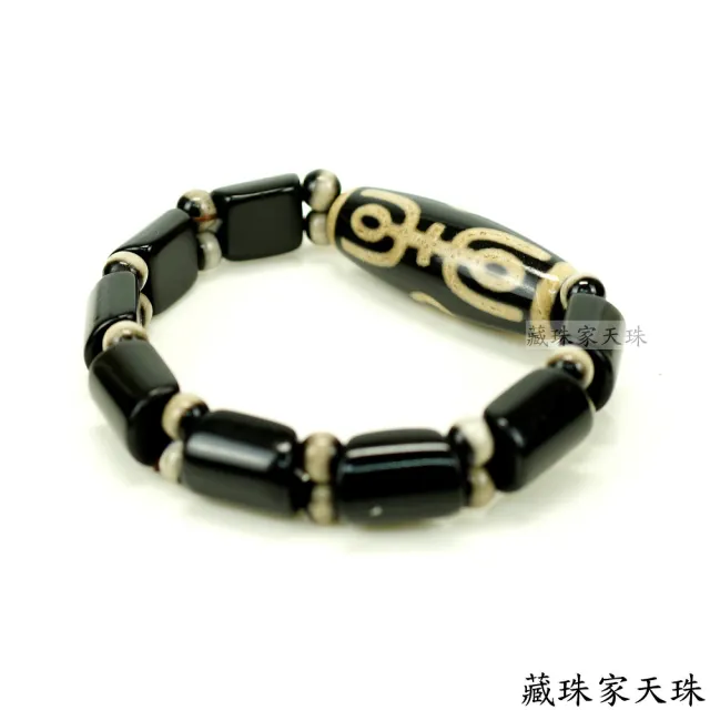 【藏珠家】兩眼金剛杵天珠手鍊