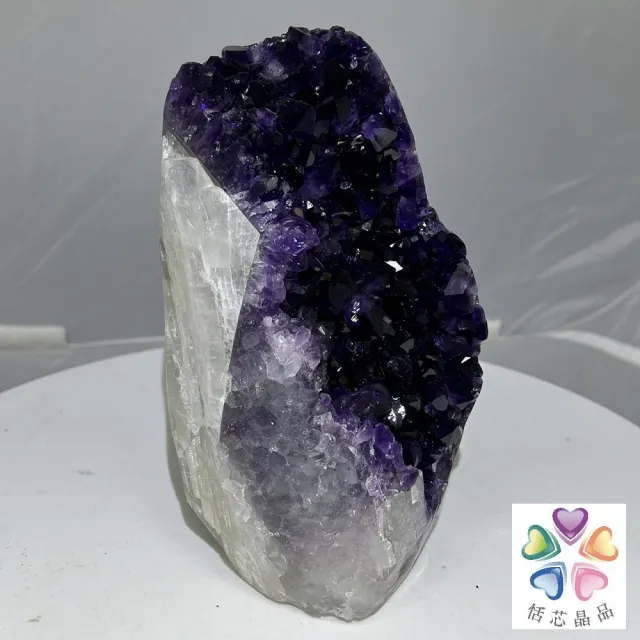 【恬芯晶品】天然頂級烏拉圭紫晶鎮A+20(天然頂級烏拉圭紫晶鎮帝王紫水晶招財開運風水財運業績財位)