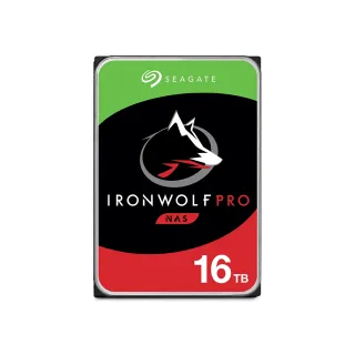 【SEAGATE 希捷】IronWolf Pro 16TB 3.5吋 7200轉 256MB NAS 內接硬碟(ST16000NT001)