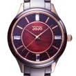 【NATURALLY JOJO】低調奢華時尚陶瓷腕錶-JO96970-95R(紅褐色/36mm)