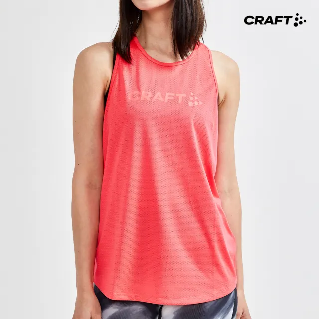 【CRAFT】女 CORE ESSENCE MESH SINGLET W CRUSH 運動背心(1908747-410000)