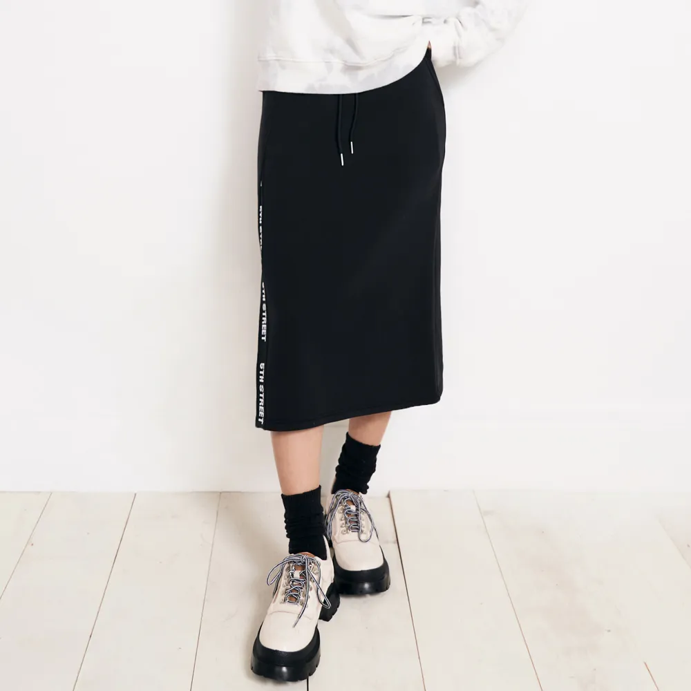 【5th STREET】女裝機能休閒裙-黑色