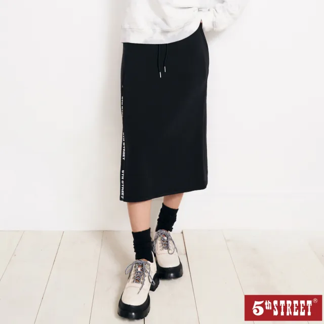 【5th STREET】女裝機能休閒裙-黑色