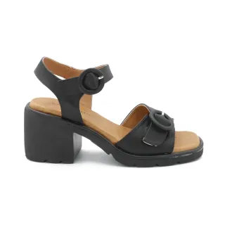 【heavenlyfeet】英國舒適品牌低粗跟裸帶涼鞋-BESSIE(黑色)
