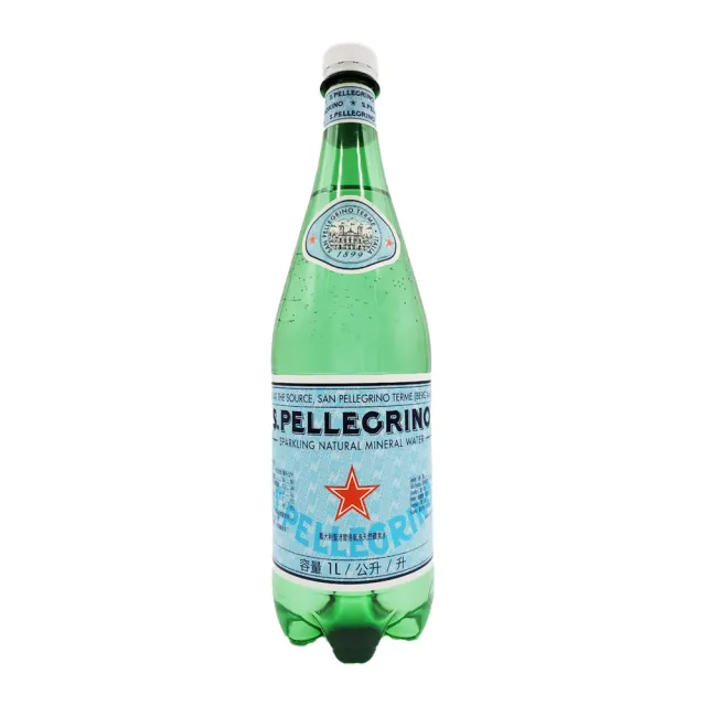 【美式賣場】S.Pellegrino 聖沛黎洛 天然氣泡礦泉水(1000mlx12瓶/箱)