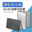 可折疊A4桌上型反光板  DCN0017(反光板 補光板 吸光板)