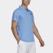 【adidas 愛迪達】H.RDY Polo 男 POLO衫 短袖上衣 亞洲版 運動 網球 涼感 透氣 修身 藍(HS3238)