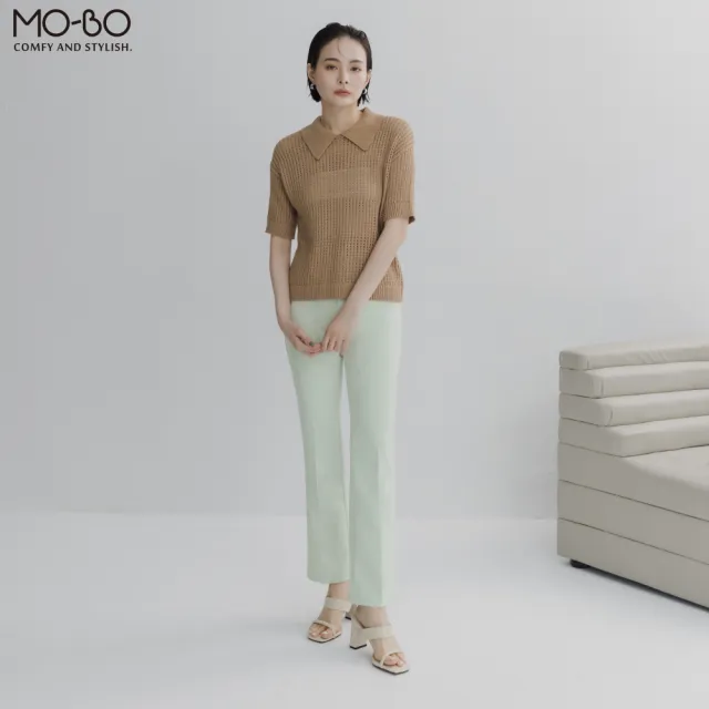 【MO-BO】OL首選修身長褲