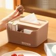 【LINE FRIENDS】熊大莎莉造型多功能桌面收納盒衛生紙收納盒(遙控器盒 置物盒)