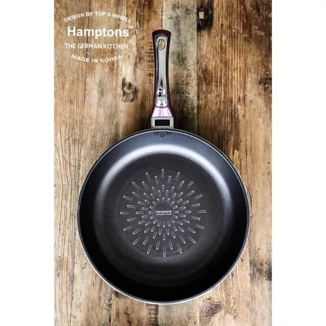 【Hamptons】單柄鑽石煎鍋 平底鍋 32cm