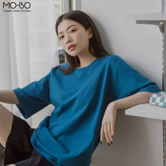 【MO-BO】MIT清爽抗菌簡約中性基礎圓領T恤