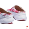 【uin】西班牙原創設計 女鞋 厚底 懶人鞋 半包鞋 帕爾瑪6亞麻花開彩繪休閒鞋W1480887(彩繪)
