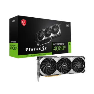 【MSI 微星】RTX 4060 Ti VENTUS 3X 8G OC 顯示卡