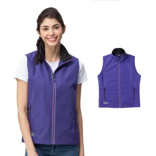 【SASAKI】超輕量抗紫外線夜間反光休閒背心-透氣式領片-女-墨紫