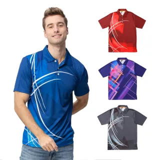 【SASAKI】排汗速乾功能運動短衫-男-八色任選