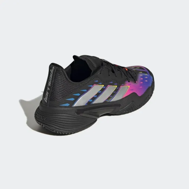 【adidas 愛迪達】Barricade M 男 網球鞋 運動 訓練 硬地球場 支撐 避震 穩定 黑銀 彩(GY1445)