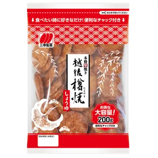 【三幸製果】越後樽燒醬油風味米果家庭包 200g