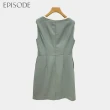 【EPISODE】優雅修身圓領無袖小香風洋裝133172（綠）