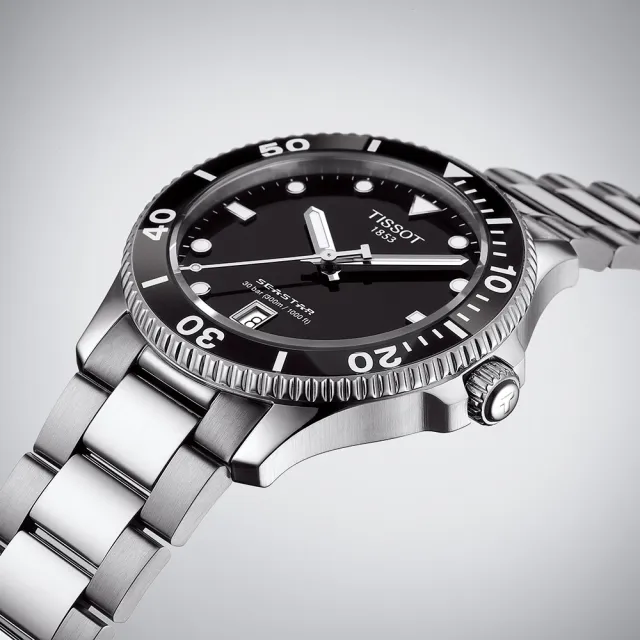 TISSOT 天梭】官方授權Seastar 1000 海洋之星300米潛水錶手錶-40mm