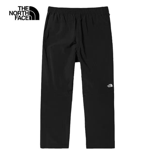 【The North Face 官方旗艦】北面女款黑色吸濕排汗戶外徒步長褲｜7WCQJK3