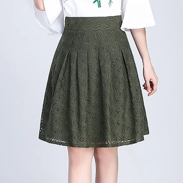 【麗質達人】5680蕾絲小短裙-AA (M-4XL)