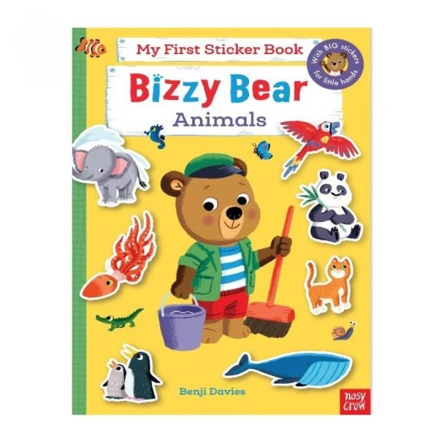 Bizzy Bear： My First Sticker Book Animals （貼紙書）