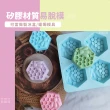 【DIY工具】蜜蜂蜂巢造型肥皂模具-2入(易脫模 耐高溫 手工香皂 冰塊 製冰盒 冰球 蛋糕模具 烘焙工具)