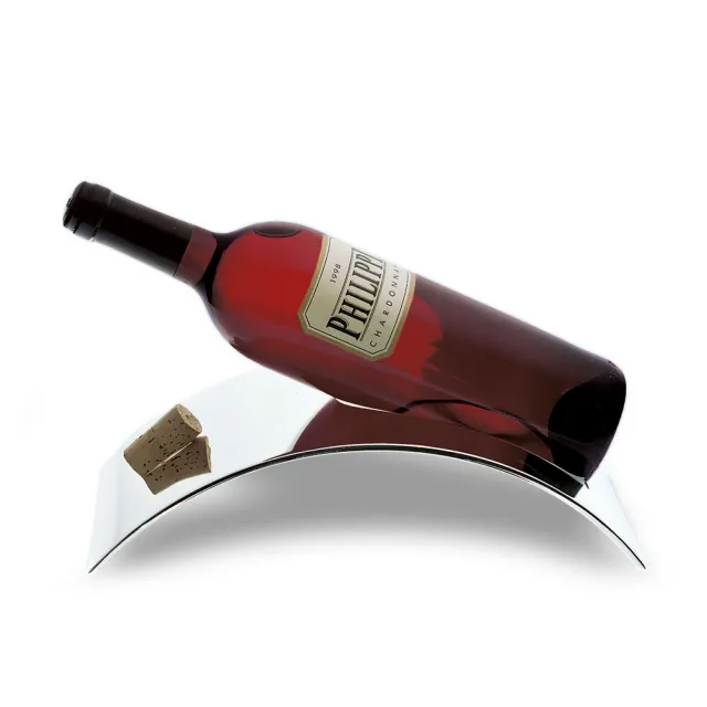 【PHILIPPI】德國 鏡亮弧形簡約酒架 / 酒瓶架 紅酒架 收納架