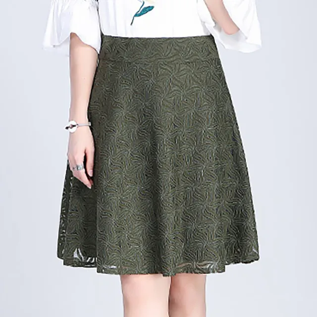 【麗質達人】5681蕾絲小短裙-AA (M-4XL)