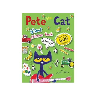 Pete the Cat Giant Sticker Book （more than 600 stickers）（平裝本）