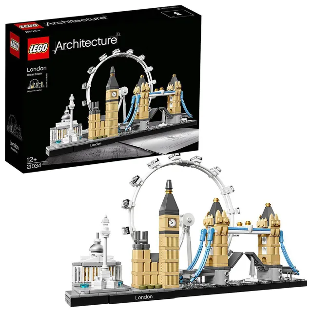 【LEGO 樂高】建築系列 21034 London(倫敦地標建築 模型玩具 禮物 居家擺設)