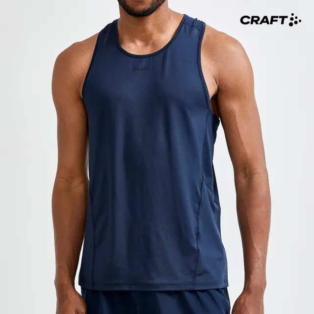 【CRAFT】男 ADV ESSENCE SINGLET M BLAZE 運動背心(1908755-396000)