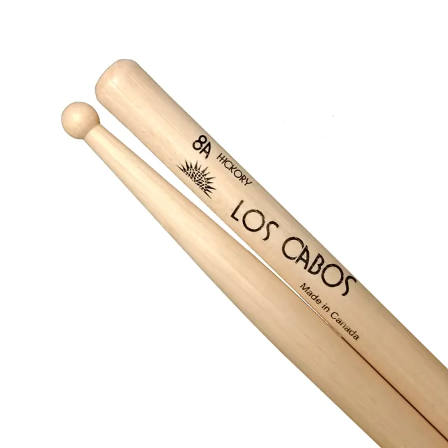 【Los Cabos】白胡桃木鼓棒｜5A 5B 7A｜White Hickory｜加拿大製(#鼓棒#爵士鼓#電子鼓)