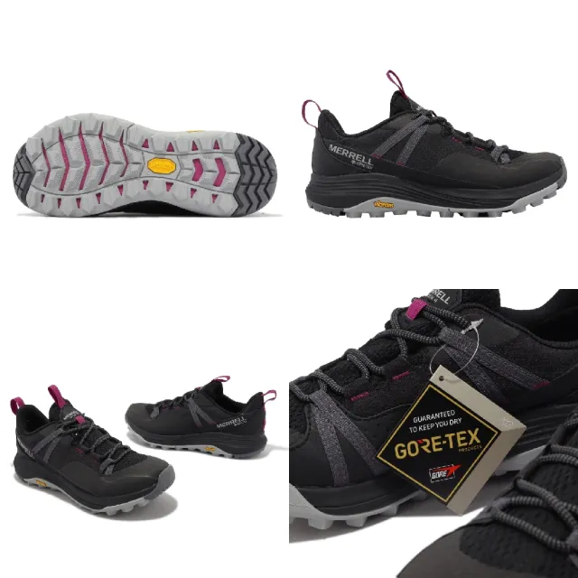 MERRELL】登山鞋Siren 4 GTX 女鞋黑桃紅防水Vibram 越野戶外低筒郊山