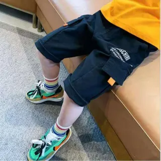 【小衣衫童裝】男童夏款工裝短褲中大童休閒運動五分褲(1120217)