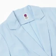 【ILEY 伊蕾】都會麗人單扣西裝外套(淺藍色；M-XL；1231164703)
