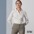 【SST&C 最後55折】白色基礎款V領修身襯衫7562302001