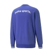 【PUMA】長袖上衣 Team Crew Sweatshirts 男款 E.SO 瘦子 藍 白 大學T 衛衣(53969692)