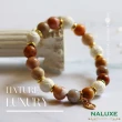 【Naluxe】高品珊瑚玉l硨磲蓮花珠l設計款開運手鍊(佛教七寶、有機寶石、避邪、安神)