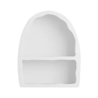 【木墨MUMO】北歐簡約風白色拱型壁櫃(實用擺拍攝影道具)