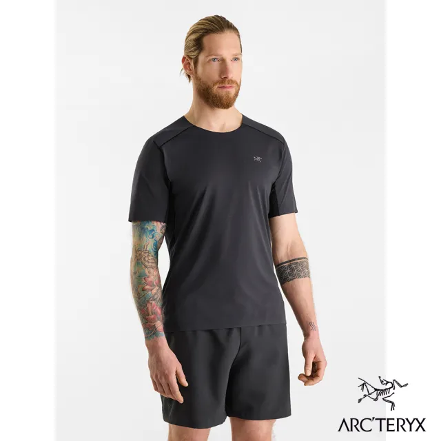 【Arcteryx 始祖鳥】男 Norvan 快乾短袖圓領衫(黑)